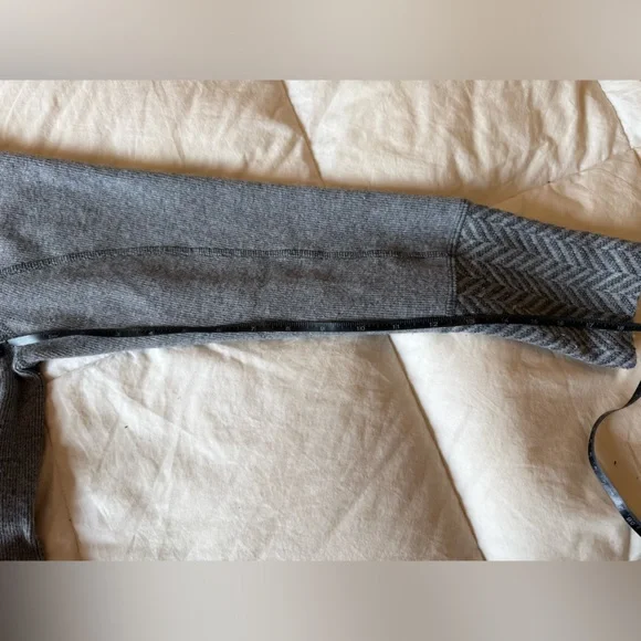 Prana Lucia Gray Cowl Neck Sweater with Button Accents - Picture 6 of 7